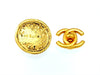 Vintage Chanel earrings Rue Cambon medal