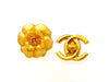 Vintage Chanel earrings camellia flower