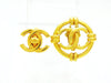 Vintage Chanel earrings CC logo round