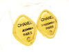 Vintage Chanel earrings logo rhombus