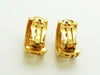 Vintage Chanel earrings CC logo gold tone