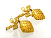 Vintage Chanel earrings ribbon dangle