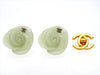 Vintage Chanel earrings CC logo camellia