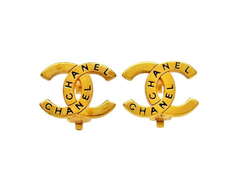 Vintage Chanel earrings CC logo double C