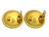 Vintage Chanel earrings COCO logo round