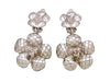 Vintage Chanel earrings camellia flower dangle