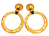 Vintage Chanel earrings hoop dangle as seen on Beyonce