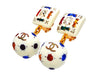 Authentic vintage Chanel earrings Multi Color Stones Square Clip CC logo Ball Dangled