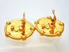 Authentic vintage Chanel earrings Gold Medal CC logo