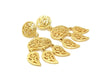 Authentic vintage Chanel earrings gold CC swing flower drop dangle