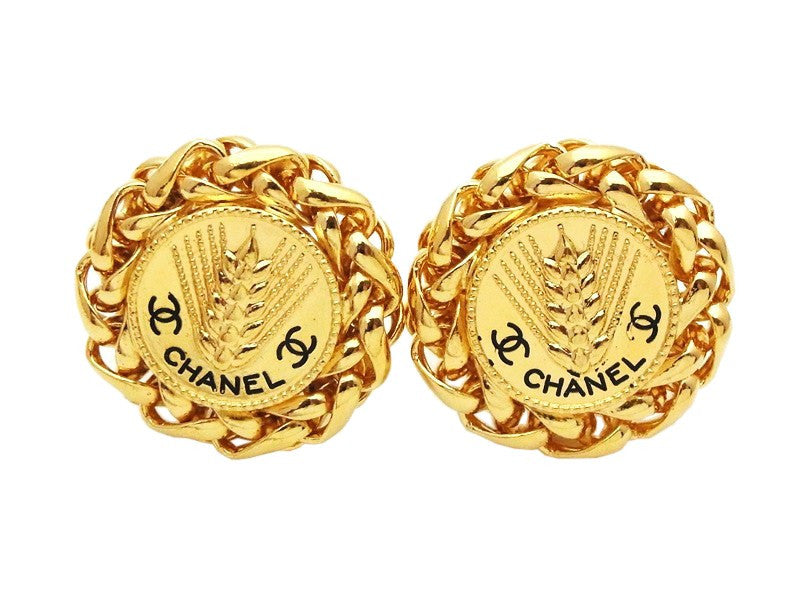 Chanel logos used earrings - Gem