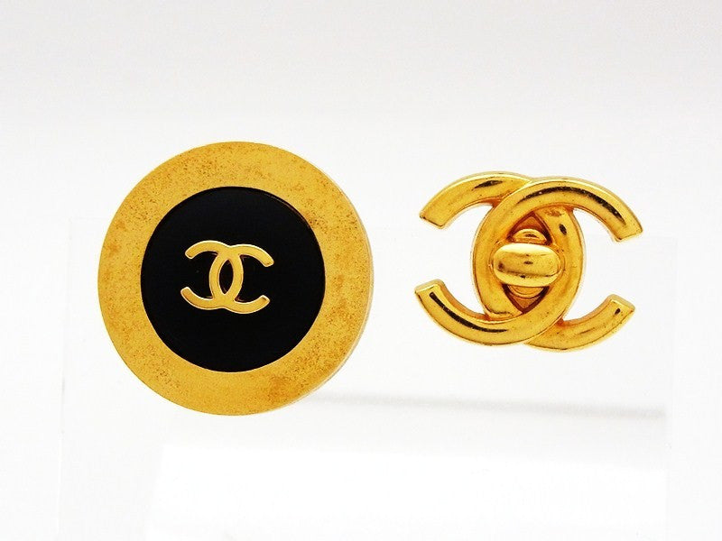black and gold chanel