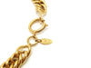 Authentic vintage Chanel necklace choker chain gold CC logo medallion pendant