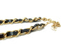 Authentic vintage Chanel necklace choker chain rhinestone CC pendant