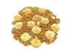 Authentic vintage Chanel necklace choker chain gold CC medals super long