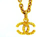 Vintage Chanel CC logo necklace
