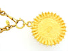 Vintage Chanel necklace CC logo large medallion