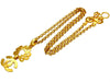 Vintage Chanel necklace CC logo dangling pendant
