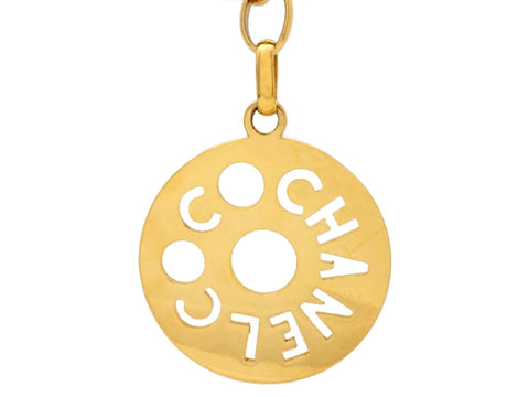 Vintage Chanel necklace COCO logo pendant
