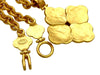 Vintage Chanel necklace CC logo rhombus pendant