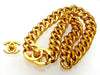 Vintage Chanel necklace turnlock CC logo choker