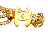 Vintage Chanel necklace turnlock CC logo