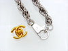 Vintage Chanel necklace silver color chain