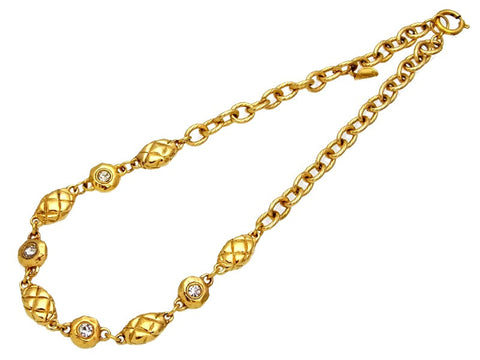Vintage Chanel necklace rhinestone