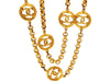 Vintage Chanel necklace CC logo medals