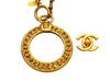 Vintage Chanel necklace CC logo loupe