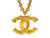 Vintage Chanel necklace huge CC logo
