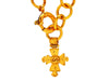 Vintage Chanel necklace CC logo cross