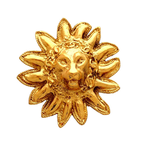 Authentic Vintage Chanel pin brooch Lion