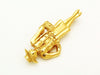 Authentic vintage Chanel pin brooch gold COCO jewelry real