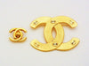 Authentic vintage Chanel pin brooch CC logo & small double C jewelry