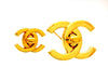 Vintage Chanel turnlock CC logo brooch pin