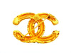 Vintage Chanel CC logo brooch pin