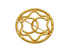 Vintage Chanel pin brooch CC logo star round