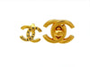 Vintage Chanel stud earrings CC logo double C small