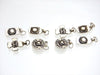 Vintage Chanel stud earrings CC logo charms dangle