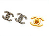 Vintage Chanel stud earrings CC logo