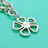Pre-owned Tiffany & Co bracelet flower large chain rare