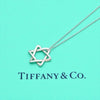 Pre-owned Tiffany & Co chain necklace pendant Elsa Peretti david star