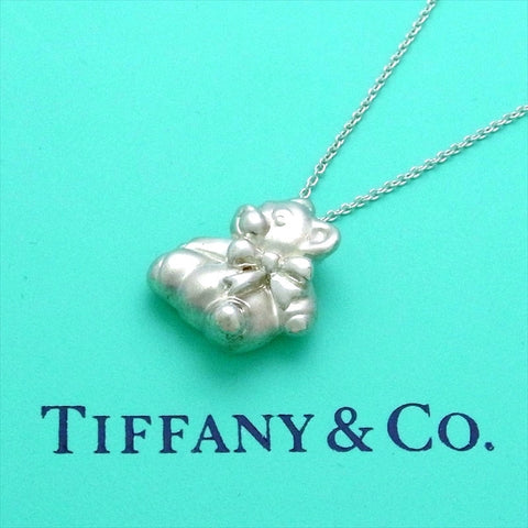 Pre-owned Tiffany & Co necklace Teddy Bear