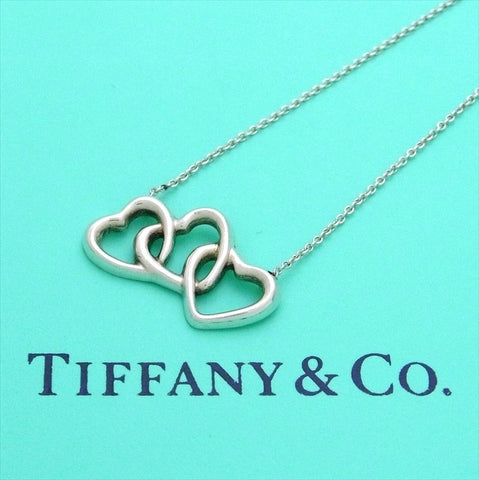 Pre-owned Tiffany & Co necklace triple heart