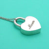 Pre-owned Tiffany & Co necklace heart lock MOM