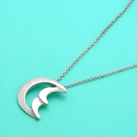 Pre-owned Tiffany & Co necklace Paloma Picasso crescent moon