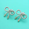 Pre-owned Tiffany & Co stud earrings ribbon